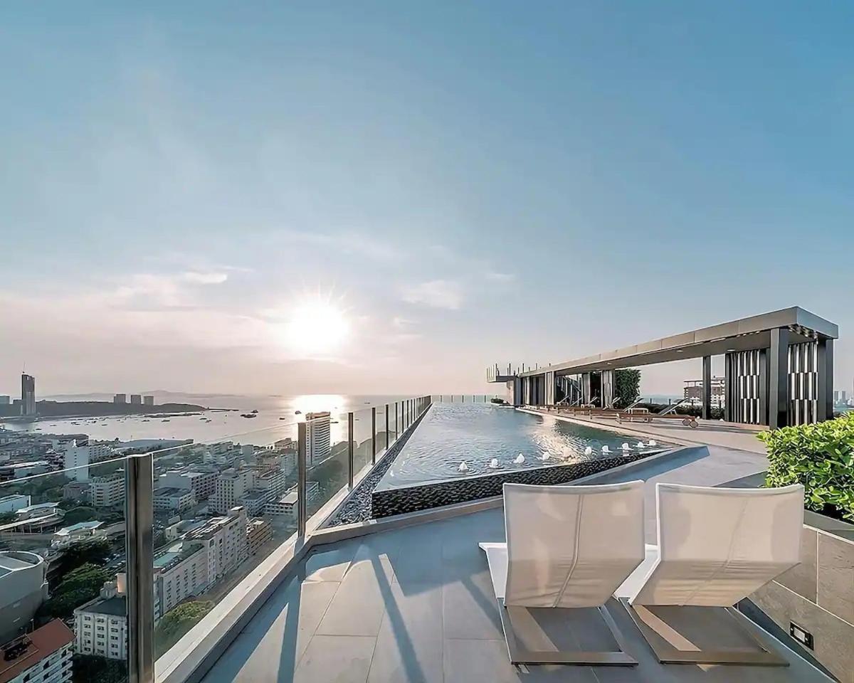 Amazing Infinity Pool Condo Next To The Beach Pattaya Exterior foto